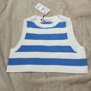 Zara cropped sweater